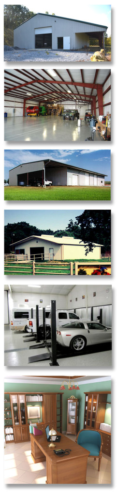 Examples of some of RHINO's Multi-Purpose Metal Storage Buildings