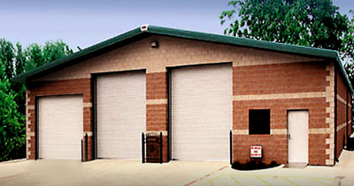 Another RHINO steel building as an auto repair shop