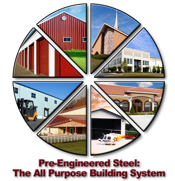 Photos of the various uses for RHINO's pre-engineered steel buildings.
