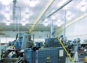 A large industrial machine shop 