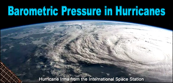 Satellite photo of Hurricane Irma.