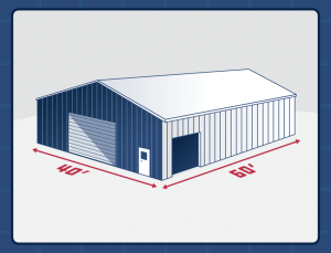 Why the 40′ x 60’ Steel Building Kit is Our #1 Seller